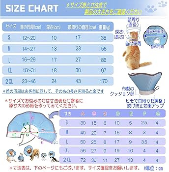 Amazon | 2024改良 エリザベスカラー 犬 ソフト 【Amazon限定